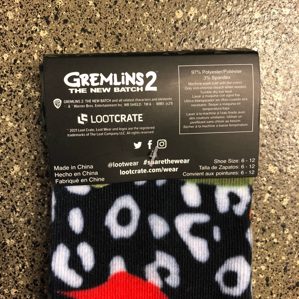 Gremlins 2 Socks 👄 - Picture 2 of 3